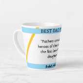 Vaderdag Ik Citeer 2 Koffie mok (Linkerhoek)