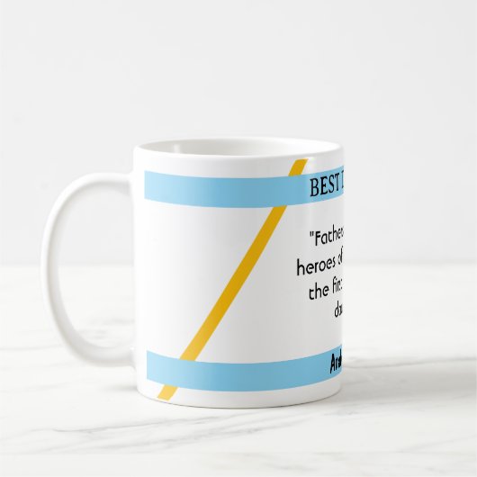 Vaderdag Ik Citeer 2 Koffie mok (Links)