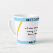 Vaderdag Ik Citeer 3 Koffie mok (Linkerhoek)