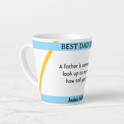 Vaderdag Ik Citeer 3 Koffie mok (Linkerhoek)