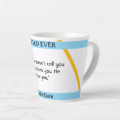 Vaderdag Ik Citeer 4 koffie mok (Rechterhoek)