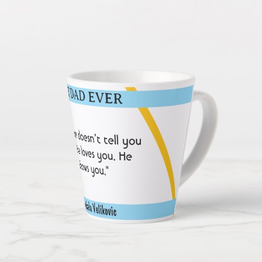 Vaderdag Ik Citeer 4 koffie mok (Rechterhoek)