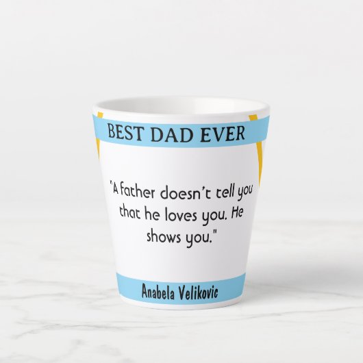 Vaderdag Ik Citeer 4 koffie mok (Voorkant)