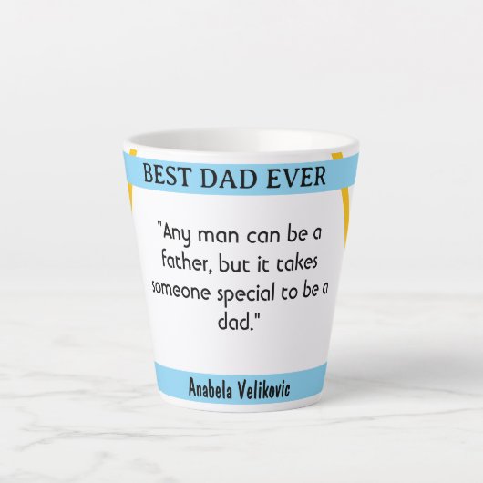 Vaderdag Ik Citeer 5 Koffie mok (Voorkant)