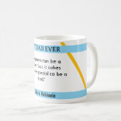 Vaderdag Ik Citeer 5 Koffie mok (Voorkant rechts)