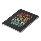 Vaderdag Ik heb twee dochters Notitieblok (Linkerzijde)