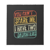 Vaderdag Ik heb twee dochters Notitieblok (Voorkant)