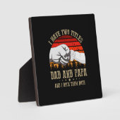 Vaderdag | Ik heb twee titels, vader en vader Fotoplaat (Voorkant)