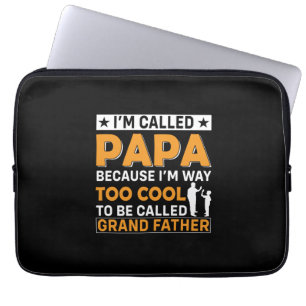 Vaderdag Ik heet Papa Laptop Sleeve
