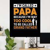 Vaderdag Ik heet Papa Poster (Thuiskantoor)