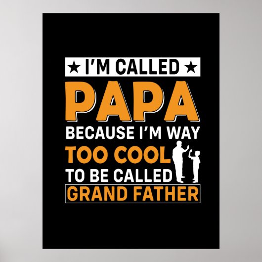Vaderdag Ik heet Papa Poster (Voorkant)
