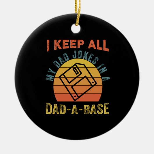 Vaderdag ik hou al mijn vaders okes keramisch ornament (Voorkant)