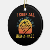 Vaderdag ik hou al mijn vaders okes keramisch ornament (Links)