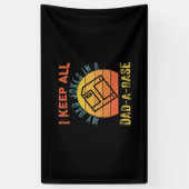 Vaderdag ik hou al mijn vaders okes spandoek (Verticaal)