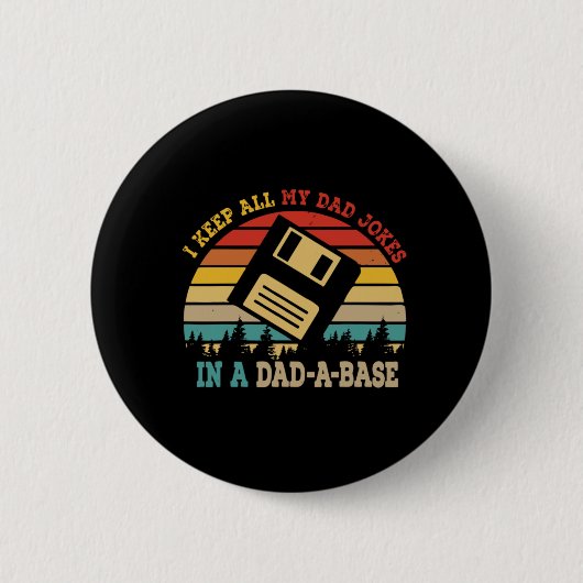 Vaderdag Ik hou al m'n pap. Ronde Button 5,7 Cm (Voorkant)