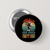Vaderdag Ik hou al m'n vaders snoepjes Ronde Button 5,7 Cm (Voorkant /achterkant)