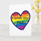 Vaderdag Ik hou van je vader Kaart (Gele Bloem)