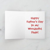 Vaderdag Ik hou van mijn vaders Kaart (Binnen)