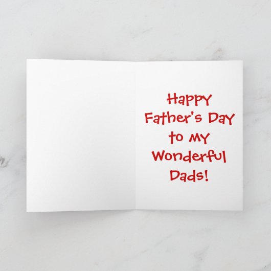 Vaderdag Ik hou van mijn vaders Kaart (Binnen)