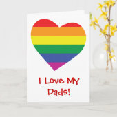 Vaderdag Ik hou van mijn vaders Kaart (Gele Bloem)