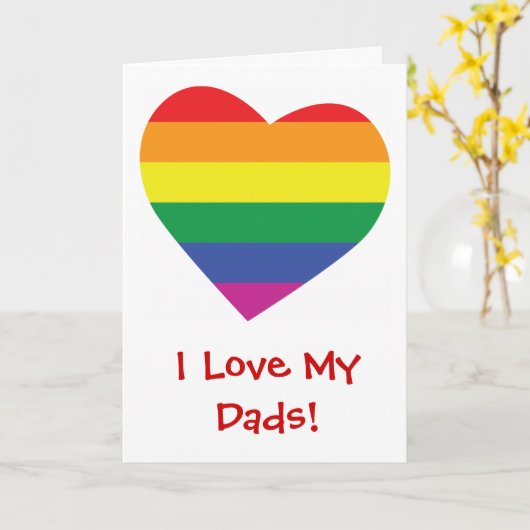 Vaderdag Ik hou van mijn vaders Kaart (Gele Bloem)