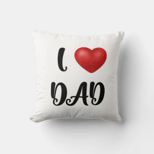 Vaderdag Ik hou van papa Hart Explosie Cadeau Kussen