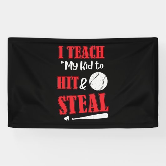 Vaderdag ik leer mijn Kind om te helpen Spandoek (Horizontaal)