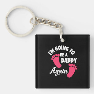 Vaderdag   Ik word weer een papa Sleutelhanger