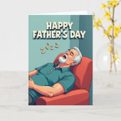 Vaderdag Illustratie Slaapkaart Kaart (Gele Bloem)