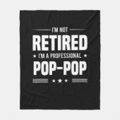 Vaderdag | Im A Professional Pop Pop Fleece Deken (Voorkant)