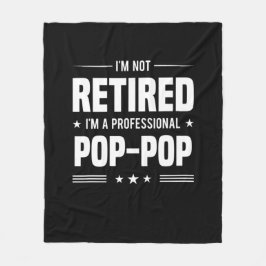 Vaderdag | Im A Professional Pop Pop Fleece Deken