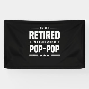 Vaderdag Im A Professional Pop Pop Spandoek