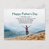 Vaderdag, Inspirerend Bijbel Verse Psalm 32:8 Briefkaart (Voorkant)