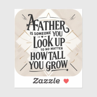 Vaderdag Inspirerend Sticker