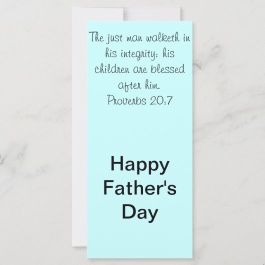 Vaderdag Italië Bladwijzer Foto en scripts (Achterkant)