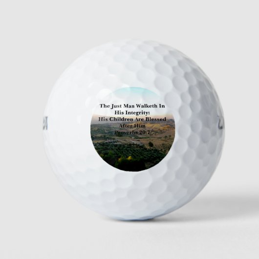 Vaderdag Italië en Schrift Golfballen (Voorkant)