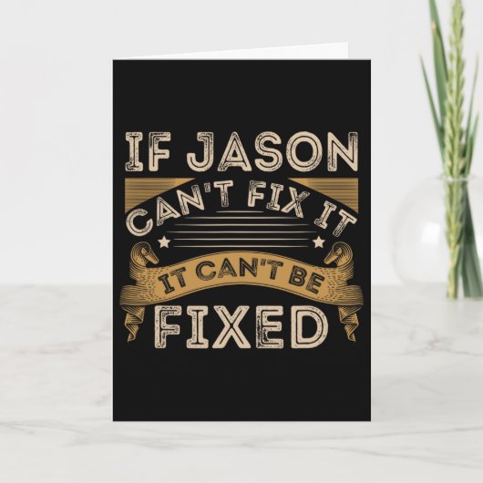 Vaderdag Jason citaat  Kaart (Voorkant)