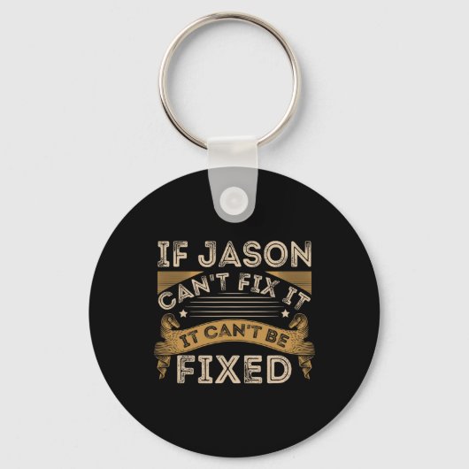 Vaderdag Jason citaat Sleutelhanger (Voorkant)
