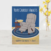 Vaderdag Je Strijdwagen Staat Klaar Kaart (Gele Bloem)