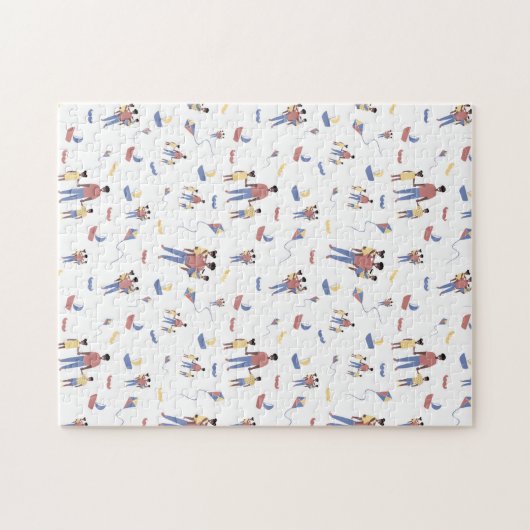 Vaderdag Jigzaag Puzzle Legpuzzel (Horizontaal)