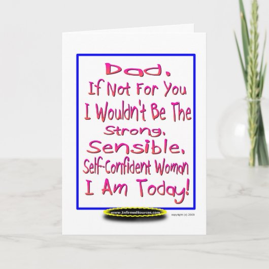 Vaderdag Kaart (Voorkant)
