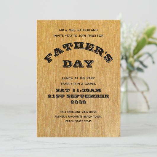 Vaderdag Kaart (Staand voorkant)