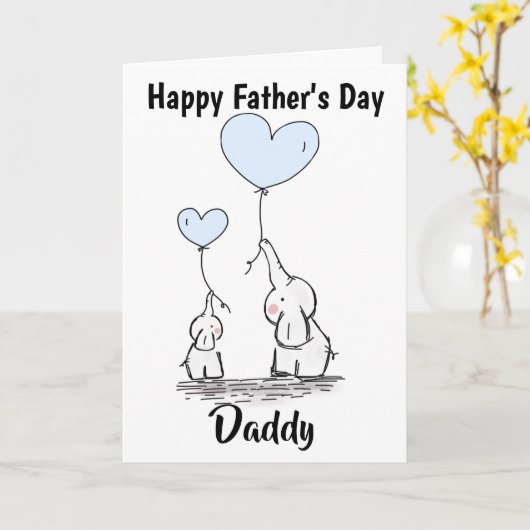 Vaderdag kaart (Gele Bloem)