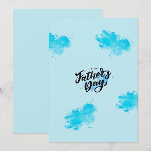 Vaderdag kaart (Voorkant / Achterkant)