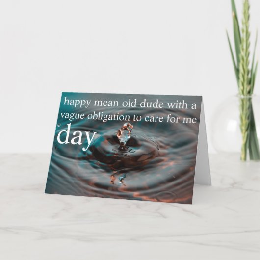 vaderdag kaart (Voorkant)