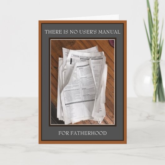 Vaderdag kaart (Voorkant)