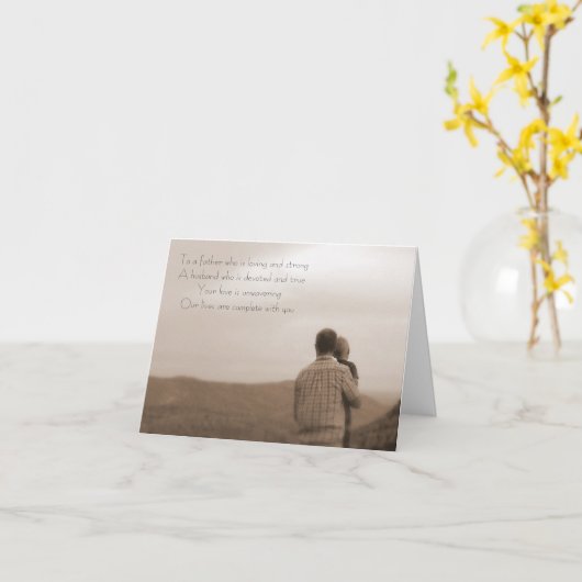 Vaderdag Kaart (Gele Bloem)