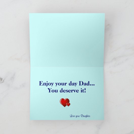 Vaderdag Kaart (Binnen)