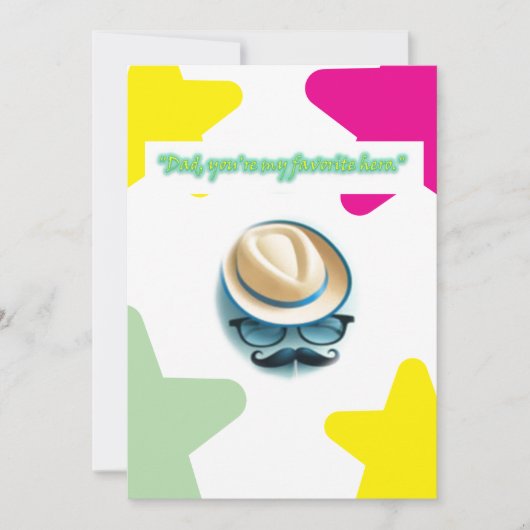 Vaderdag kaart (Voorkant)