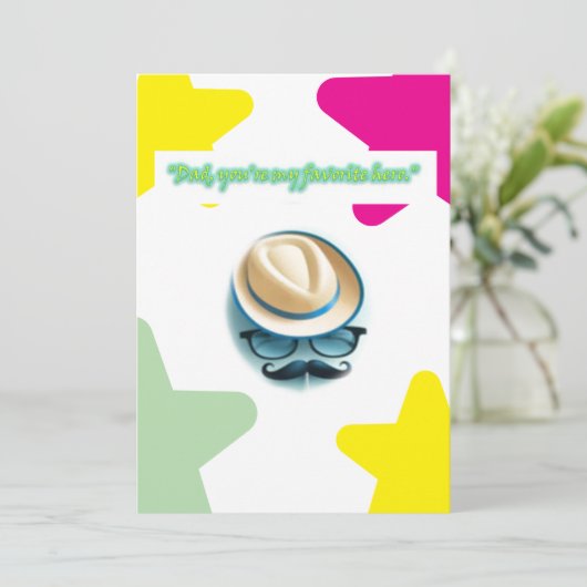 Vaderdag kaart (Staand voorkant)